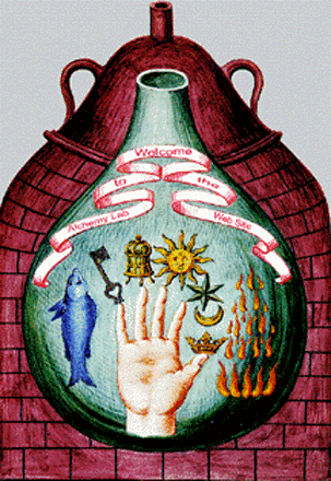 Alchemy symbols and processes