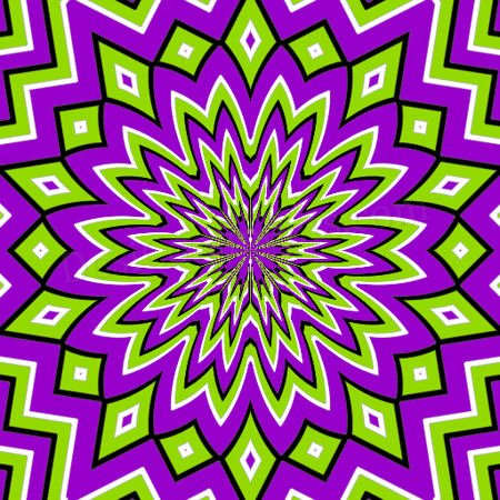 Optical illusion - flower